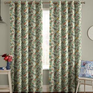 Cath Kidston Summer Birds Made to Measure Curtain Green