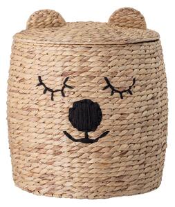 Bloomingville Dolma storage basket with lid 50xØ42 cm Nature