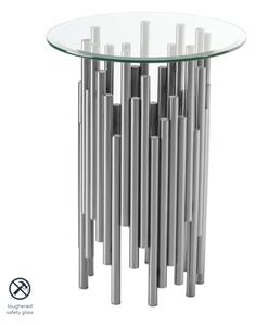 Rubell Silver Side Table