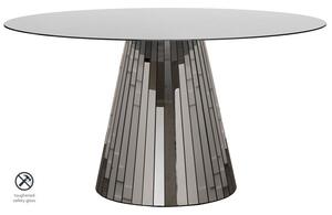 Emmeline Smoked Mirror Dining Table