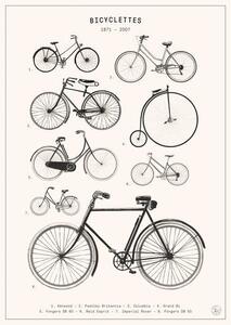 Bodart, Florent - Fine Art Print Bicyclettes, (30 x 40 cm)