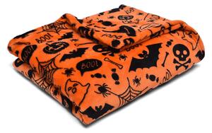 Boo 120cm x 150cm Throw Orange