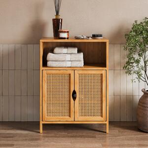 Avani Two Door Cabinet, Bamboo Bamboo