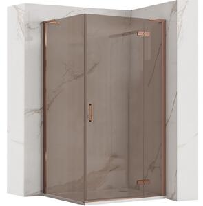 Shower enclosure REA Hugo 80x90 Copper Brush