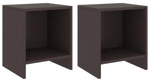 Bedside Cabinets 2 pcs Dark Brown 35x30x40 cm Solid Pinewood