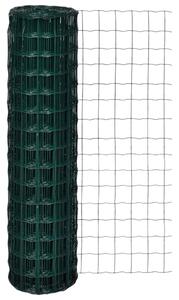 Euro Fence Steel 25x1.5 m Green