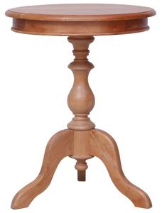 Side Table Natural 50x50x65 cm Solid Mahogany Wood