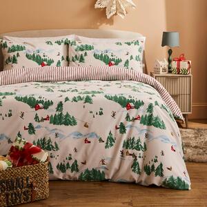 Ski Scene Duvet Cover Set