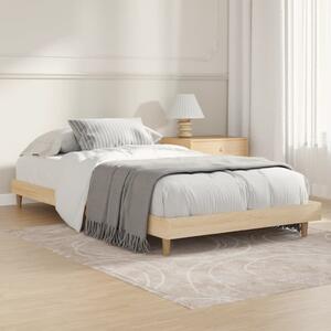 Bed Frame without Mattress Sonoma Oak 90x200 cm Engineered Wood