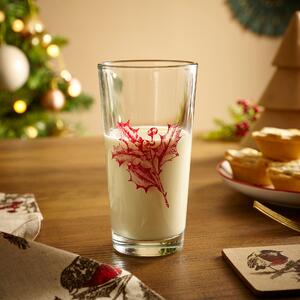 Mistletoe Highball Glass Clear