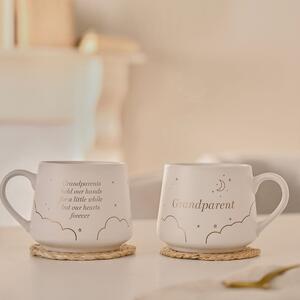 Bambino Set of 2 New Grandparents Mugs Off-White