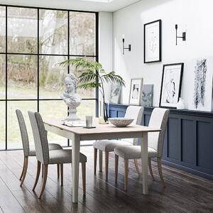 Marlow 4-6 Seater Extendable Dining Table Coconut