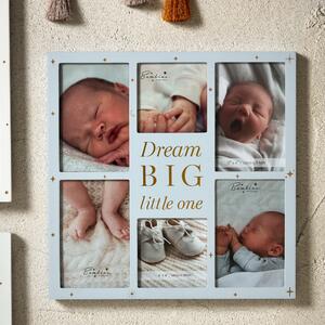 Bambino Dream Big Blue Collage Multi Photo Frame Blue