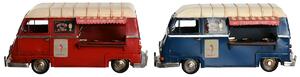 Decorative Figure Home ESPRIT Blue Red Beige Vintage 33 x 17 x 16 cm (2 Units)