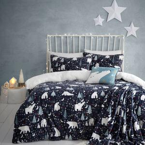 Fusion Starry Night Duvet Cover and Pillowcase Set Blue