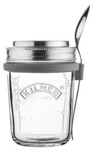 Kilner Breakfast set glass bowl + spoon 0,35 L