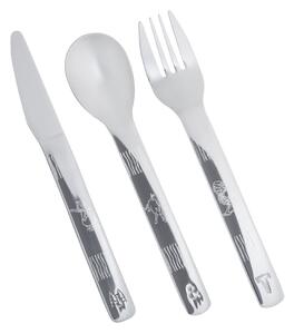 Vargen & Thor Lupo Emil children's cutlery 9 pieces Silver