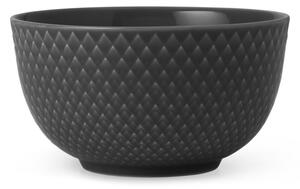 Lyngby Porcelæn Rhombe Earth bowl Ø11 cm Slate