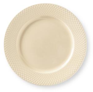 Lyngby Porcelæn Rhombe Earth dinner plate Ø27 cm Marble