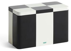 HAY HAY Tin Container medium Black-off white