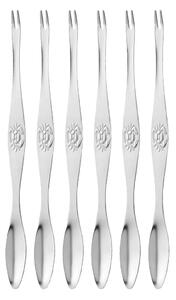 Dorre Skai seafood fork 6-pack Silver