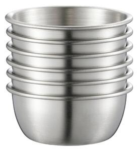 Dorre Dian dipping bowls 6-pack Silver