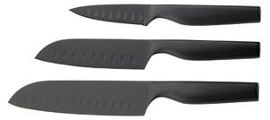 Dorre Sukai knife set 3 pcs Black