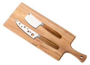 Dorre Sany serving board with cheese knives Nature