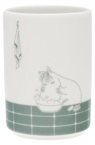 Arabia Moomin toothbrush holder Bath time green-white