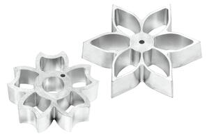 Plate It Plate-it flower power rosette iron 2-pack Steel