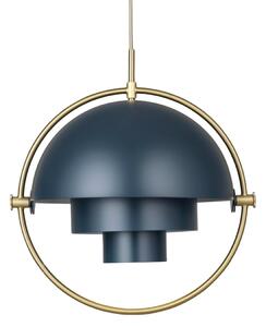 GUBI Multi-Lite ceiling lamp Midnight blue-brass