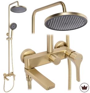 Shower set PREMIUM Rea Maxim Brush Gold