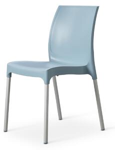 Bide Side Kitchen Or Outdoor Garden Chair Relax Blue