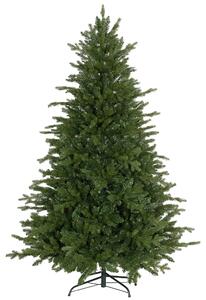 HOMCOM 6ft Artificial Christmas Tree with 1821 Tips, Metal Base, Realistic Hinged Xmas Tree for Home Office, Green Aosom UK