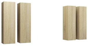 TV Cabinets 4 pcs Sonoma Oak 30.5x30x110 cm Engineered Wood