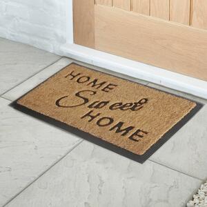 Natural Home Sweet Home Coir Doormat Natural