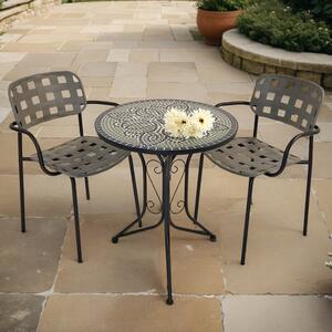 Summer Terrace Atlanta Round Bistro Table with 2 Karin Chairs