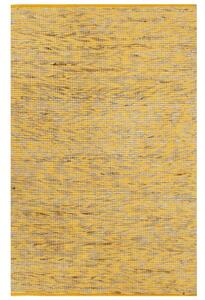 Handmade Rug Jute Yellow and Natural 80x160 cm