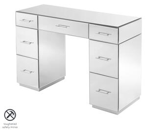 Harper Mirrored Dressing Table – Silver Details