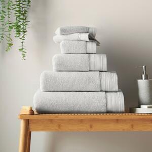 Silver Organic Cotton Towel Silver