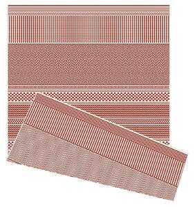 Duo Weave Indoor/Outdoor Rug - Fine Weave Rust - 120x170cm
