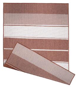 Duo Weave Indoor/Outdoor Rug - Stripe Rust - 120x170cm