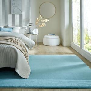 Faux Fur Supersoft Lush Rug Supersoft Duck Egg Blue