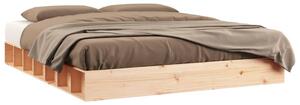 Bed Frame 140x200 cm Solid Wood