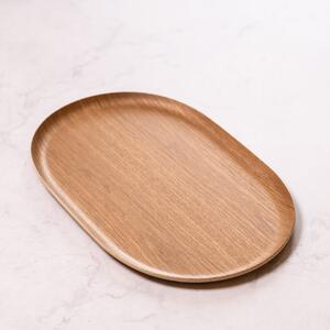 Plywood Oval Tray Natural