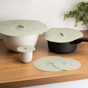 Handy Kitchen Silicone Pan Bowl Lids Green