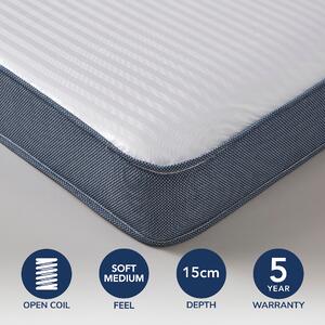 Commercial Collection Open Coil Waterproof Mattress White