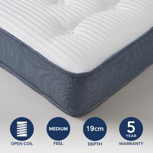 Commercial Collection Open Coil Tufted Mattress White