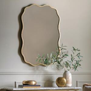 Eula Wavy Rectangle Wall Mirror