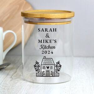 Personalised Glass Storage Jar